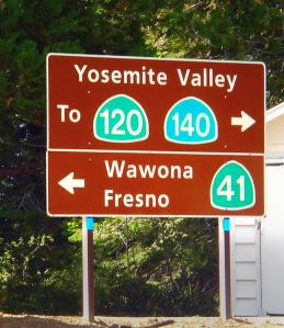 Driving kids to Yosemite